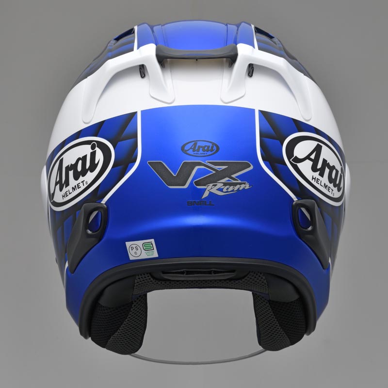 タイラレーシング Arai VZ-RAM TAIRA BLUE(タイラ・ブルー) オープンフェイスヘルメット