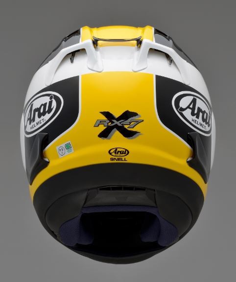 タイラレーシング Arai RX-7X Taira (タイラ)イエロー フルフェイスヘルメット