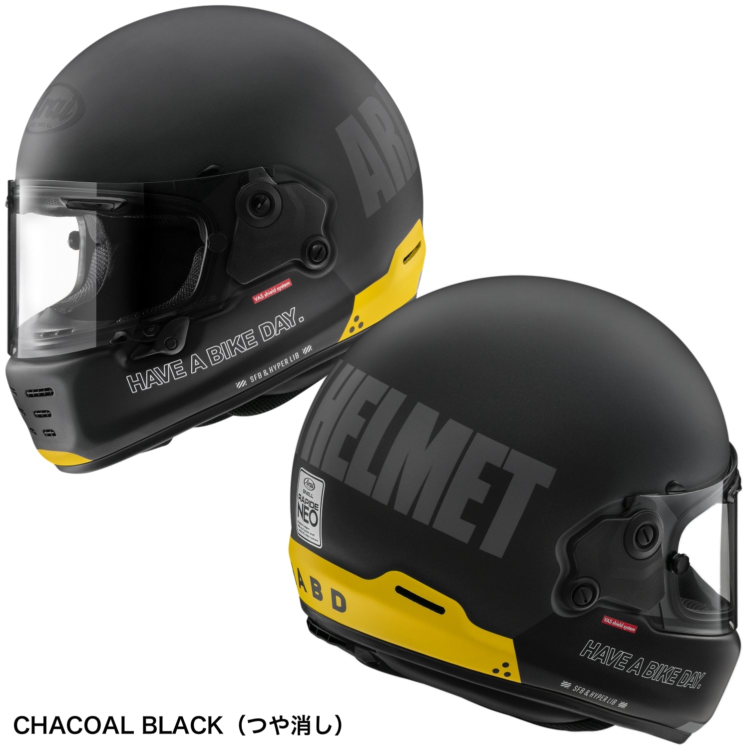 Arai RAPIDE-NEO HAVE A BIKE DAY(ラパイドネオ ハブ ア バイクデイ) フルフェイスヘルメット