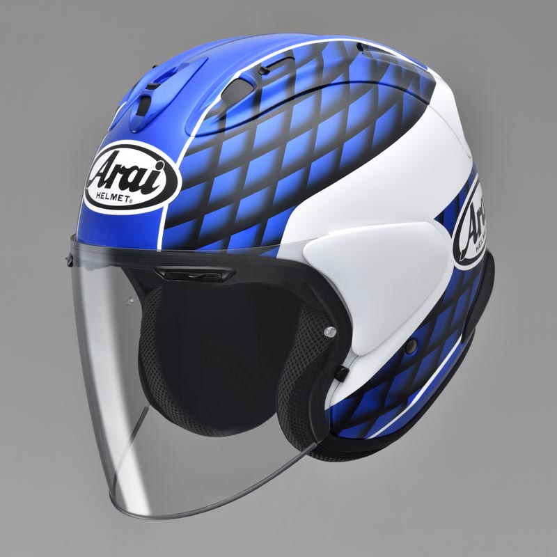 タイラレーシング Arai VZ-RAM TAIRA BLUE（タイラ・ブルー） オープンフェイスヘルメット