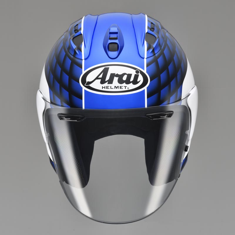 タイラレーシング Arai VZ-RAM TAIRA BLUE（タイラ・ブルー） オープンフェイスヘルメット
